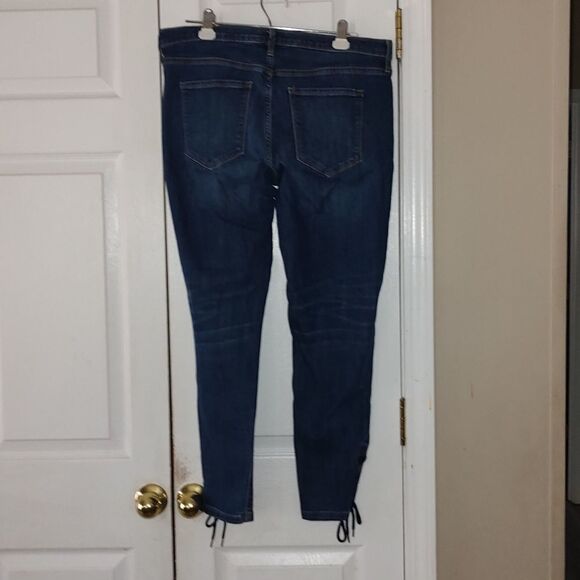Banana Republic Factory  cropped Skinny Jeans Sz 12 - Picture 5 of 6